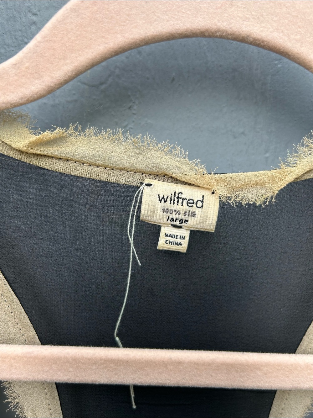Wilfred Black Sequins Silk Racerback Tank Top - Picture 8 of 9